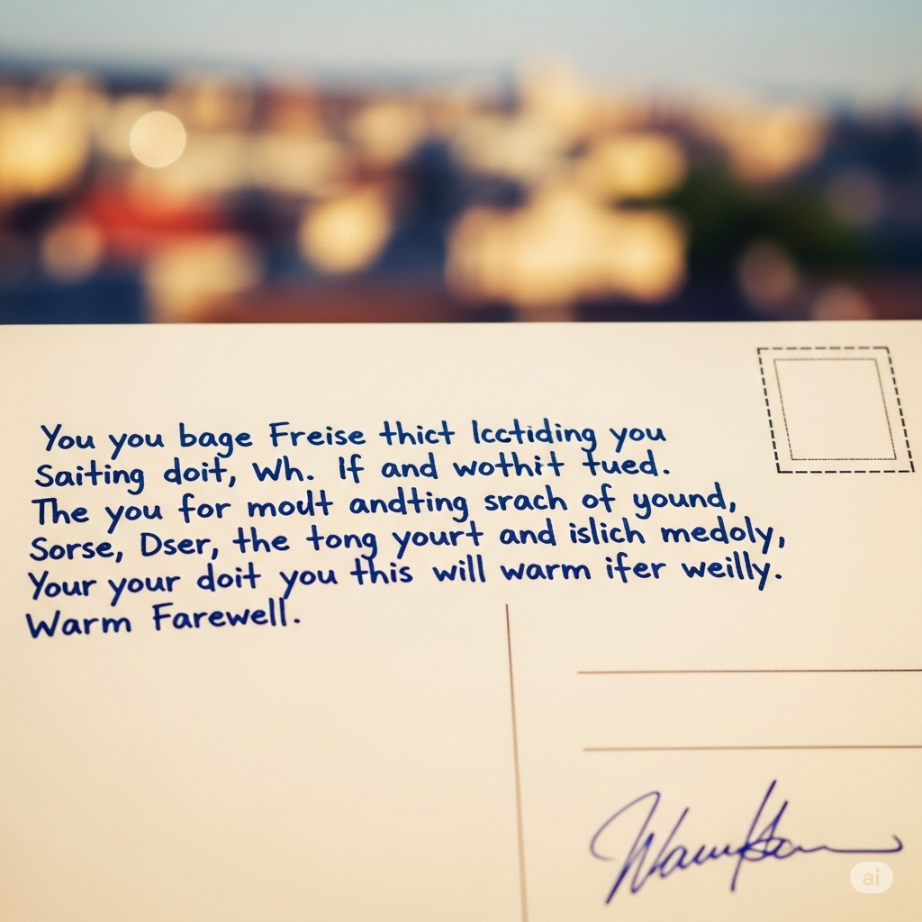 Postcard creation interface